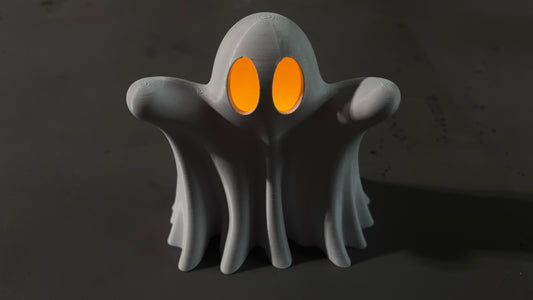 3D Printed Ghost, Tea Light Ghost, Halloween Decoration,