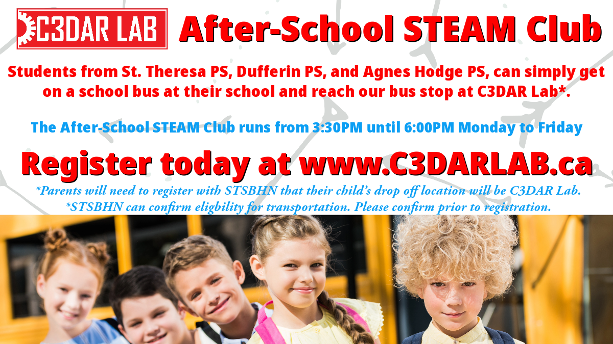 After School STEAM Club - 3:30 - 6:00 PM
