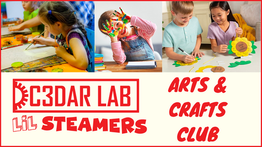 Lil' STEAMers Arts & Crafts Club ( 4-6 Years)