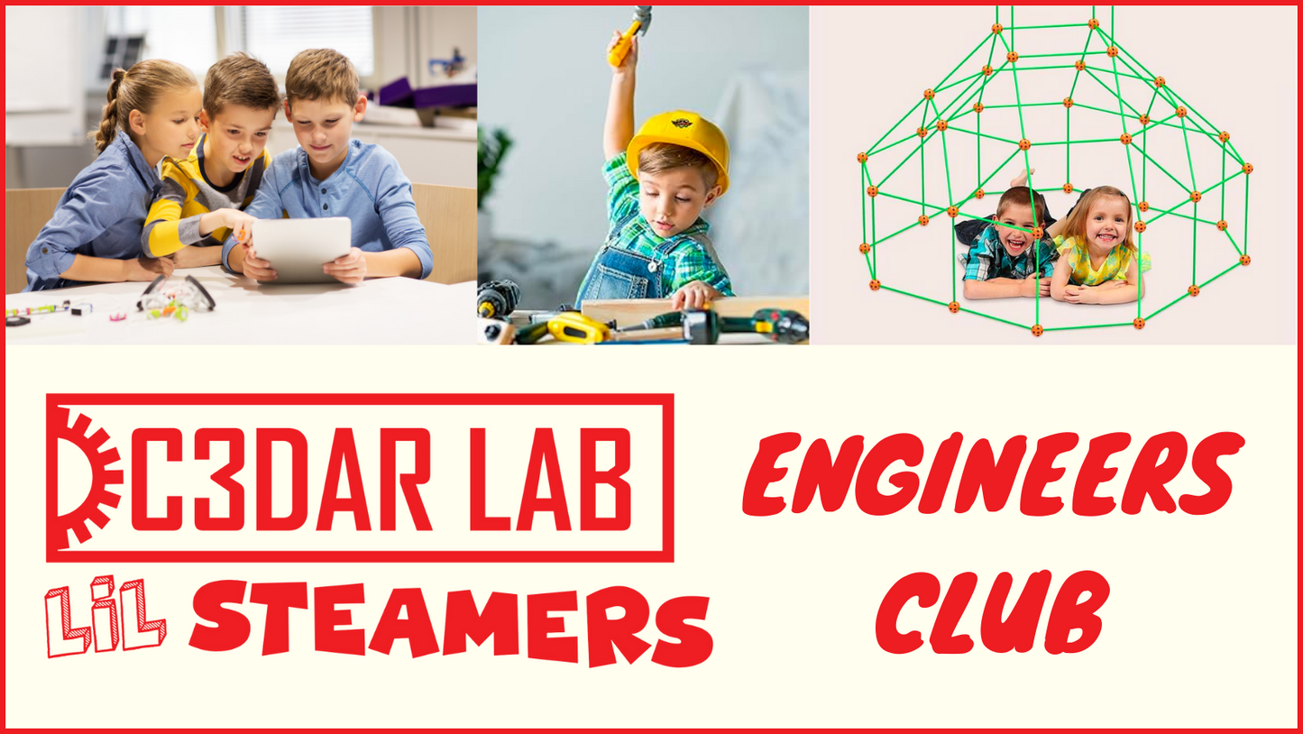 Lil' STEAMers Enginering Club ( 4-6 Years)