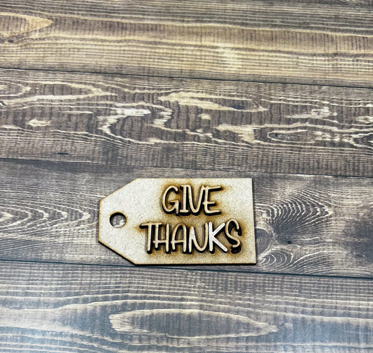 Give Thanks Tag Paint Kit - Ideal for DIY Projects and Custom Painting