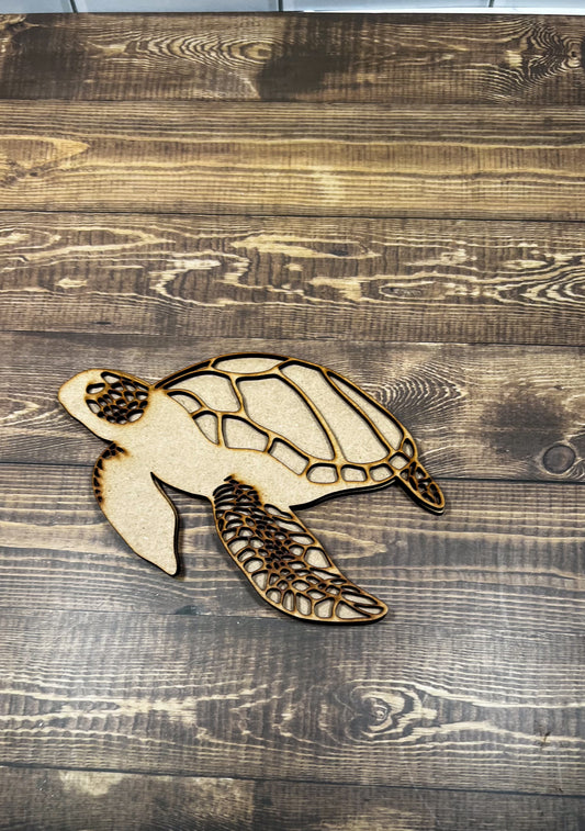 Layered Turtle DIY - Ideal for DIY Projects and Custom Painting