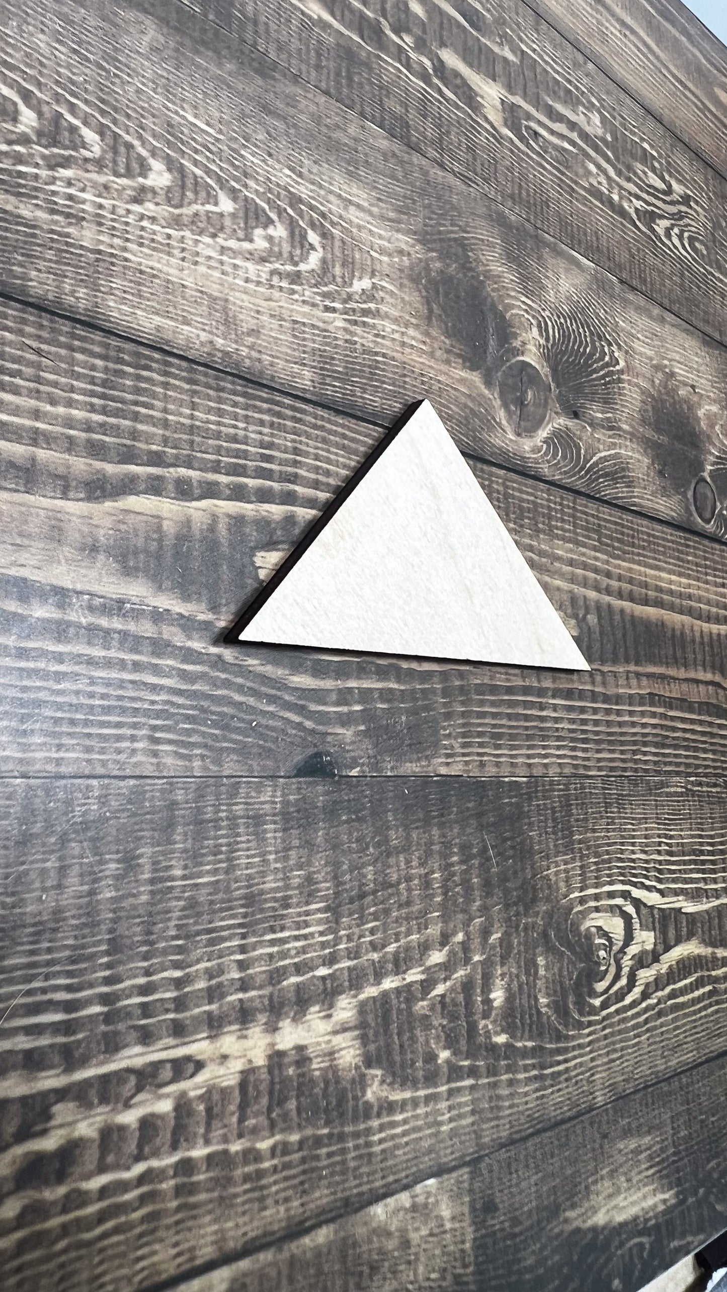 Triangle Cut Shape - Ideal for DIY Projects and Custom Painting