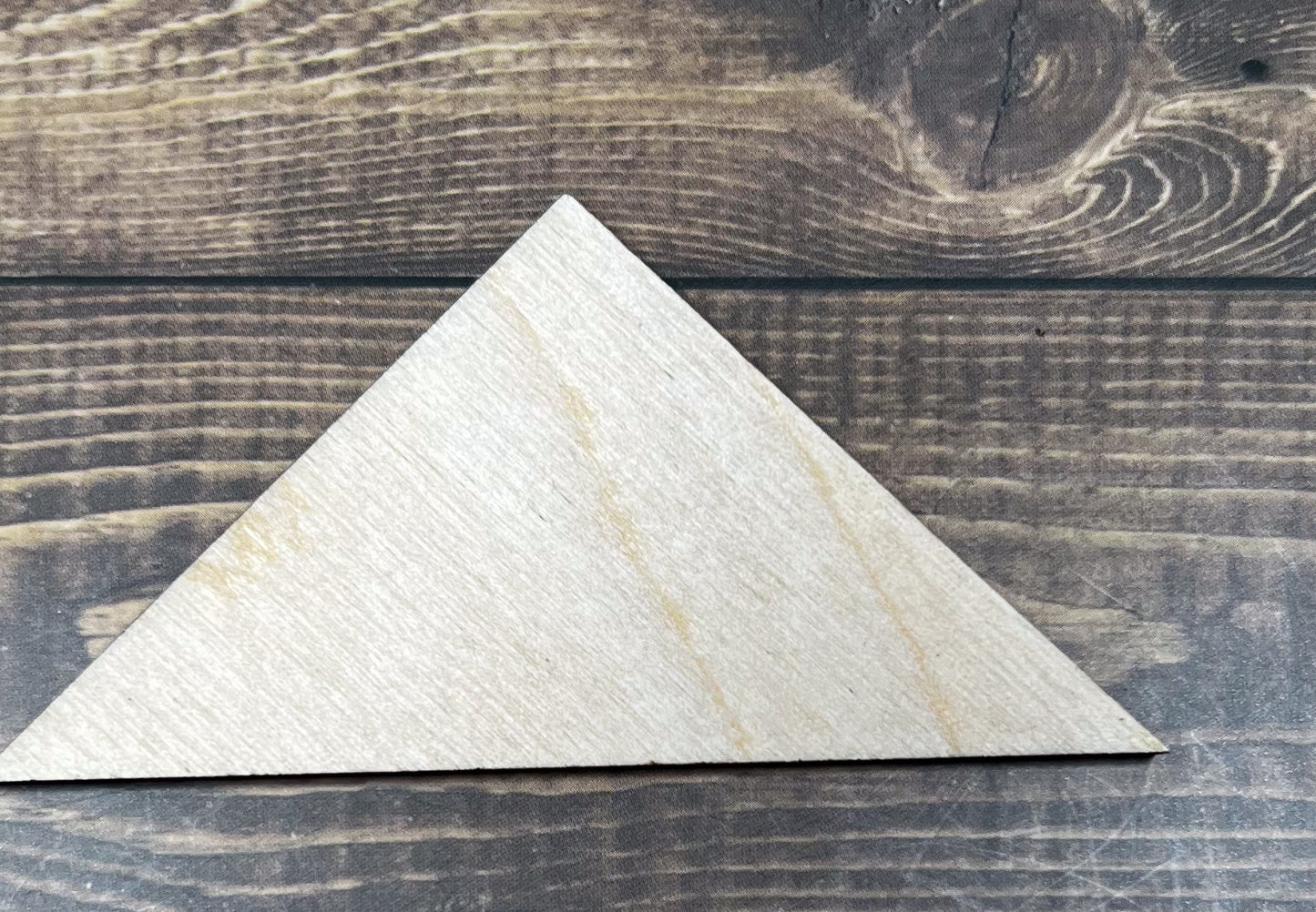 Triangle Cut Shape - Ideal for DIY Projects and Custom Painting