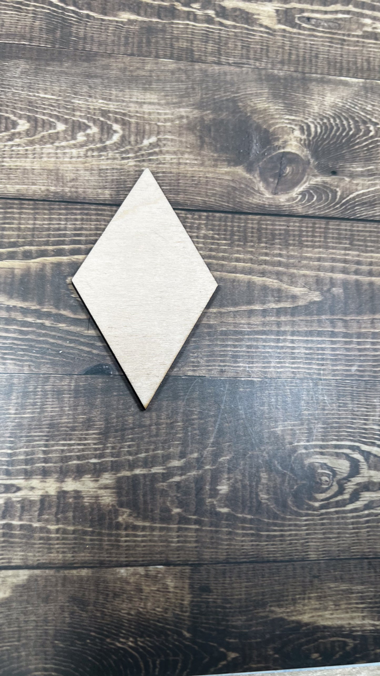 Diamond Cut Shape - Ideal for DIY Projects and Custom Painting
