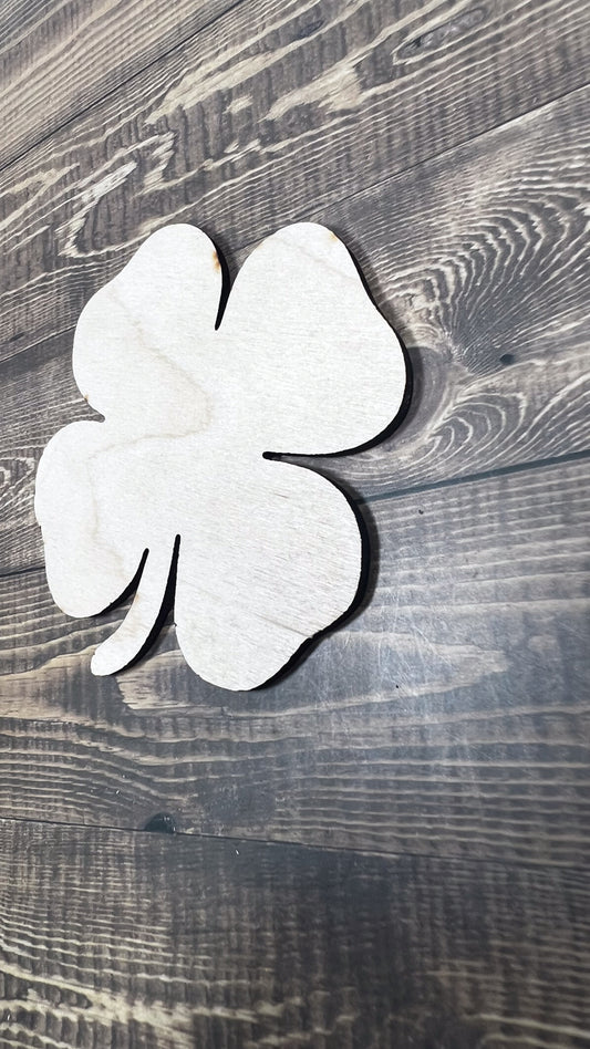 4 Leaf Clover Cut Shape - Ideal for DIY Projects and Custom Painting