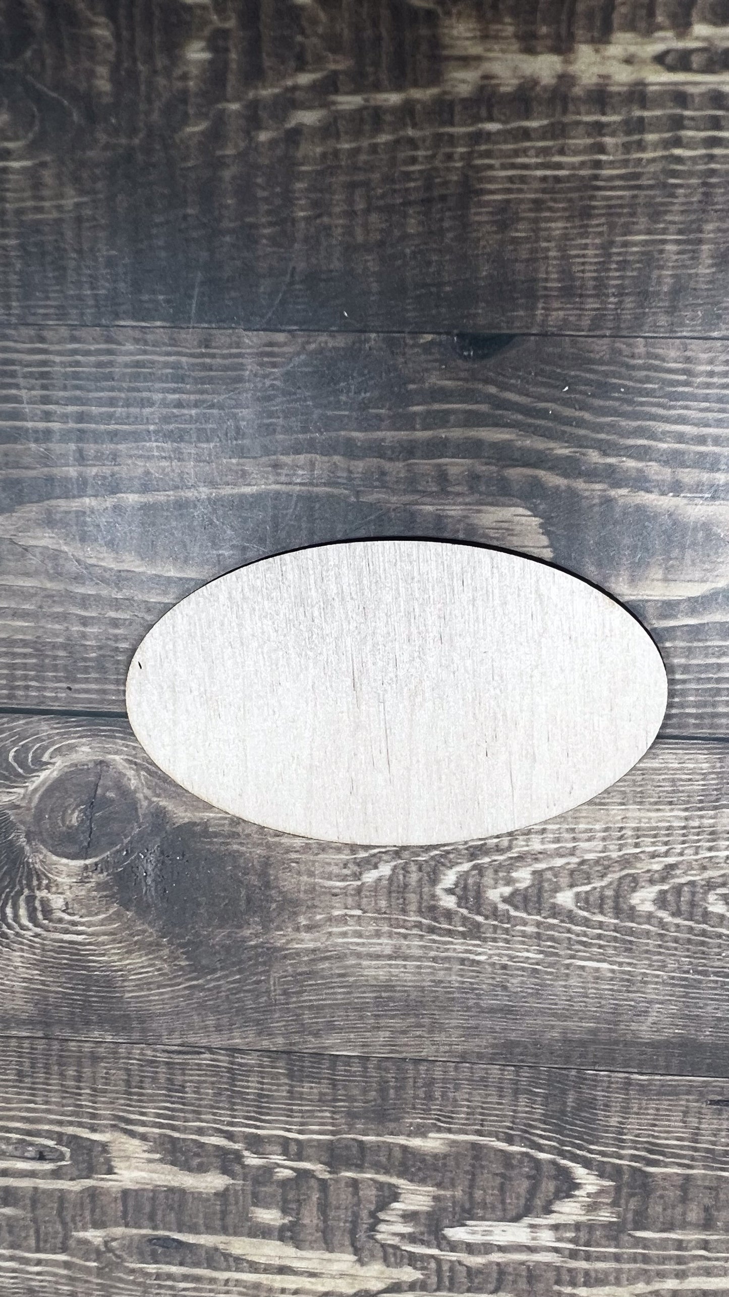 Oval Cut Shape - Ideal for DIY Projects and Custom Painting