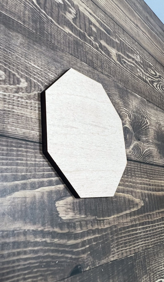 Octagon Cut Shape - Ideal for DIY Projects and Custom Painting