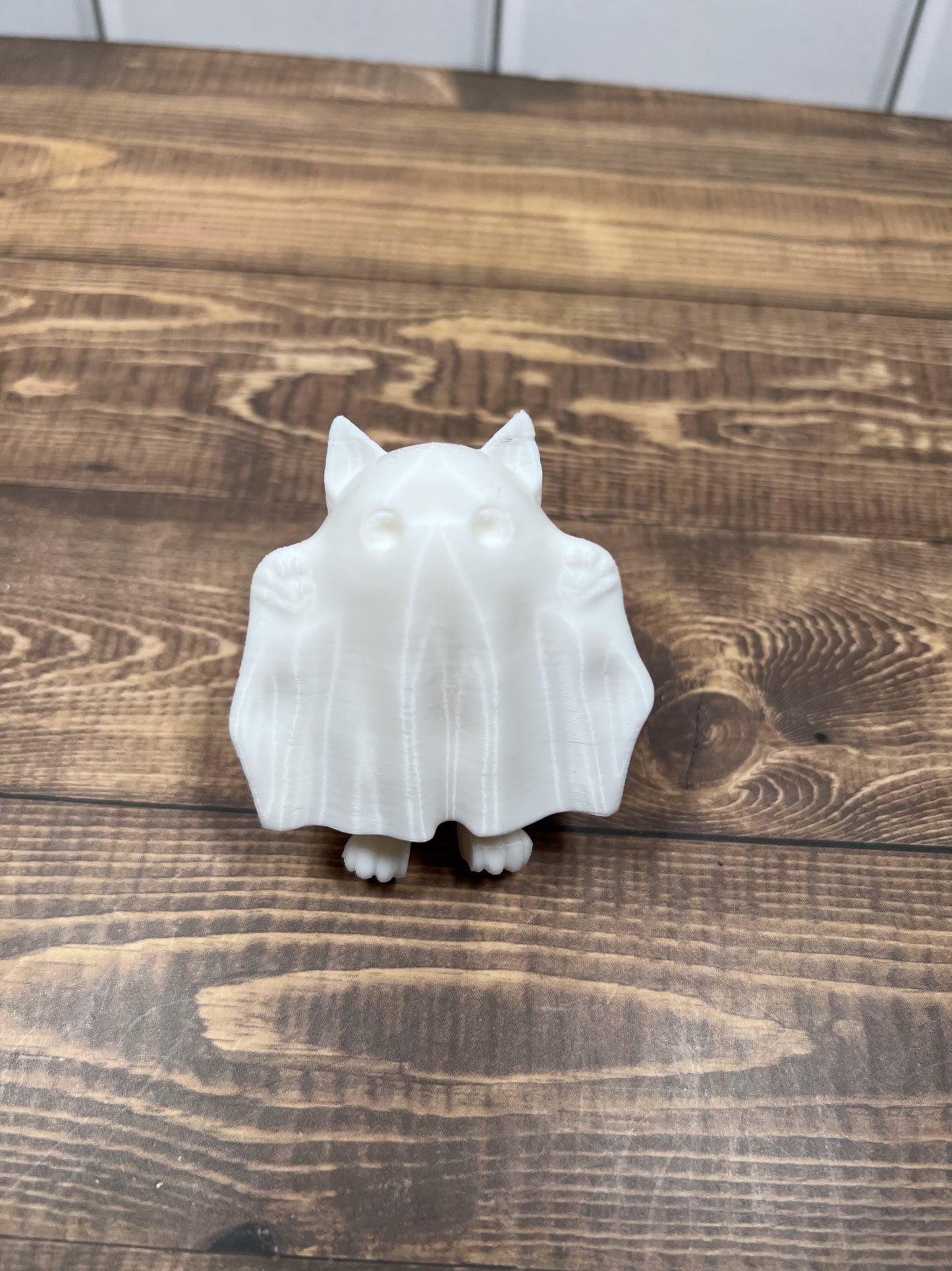 3D Printed Articulated Ghost Cat Decoration