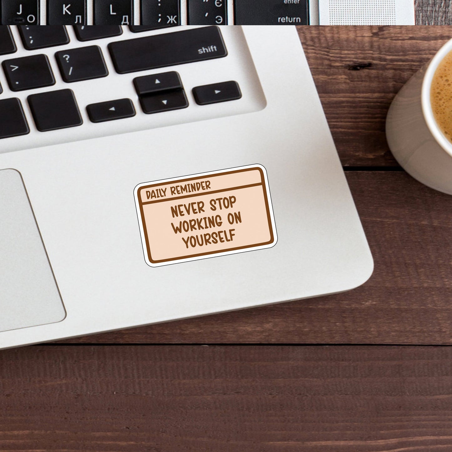 Never Stock Working Sticker, Express Yourself with our Unique Vinyl Stickers for Laptops, Tablets, and More!