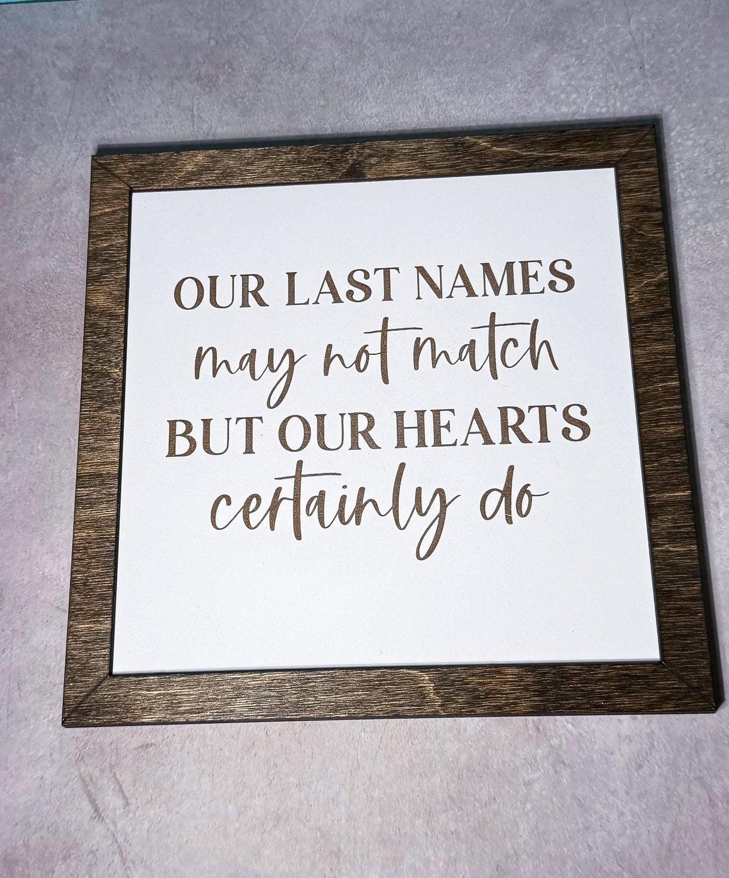 Love Wooden Sign Wooden Signs: Personalized D√©cor & Gifts, Laser Engraved Whiteboard Creations