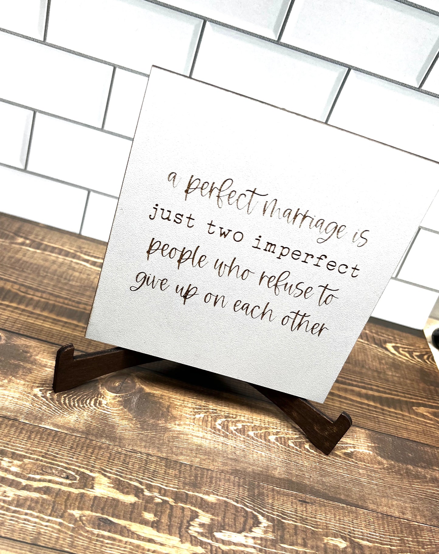 Marriage  "5x5 " sign, Scrabble Tile, Wall Art