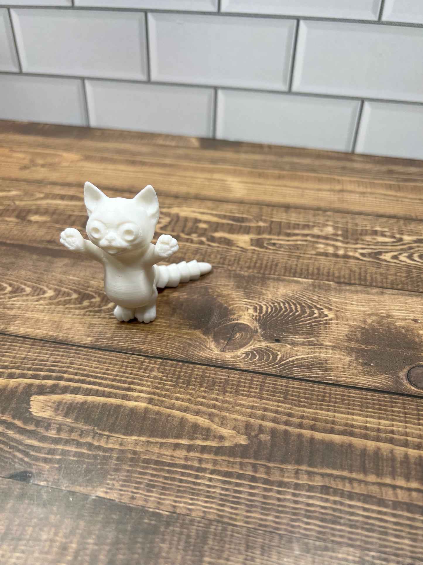 3D Printed Articulated Boo Kitty Decoration