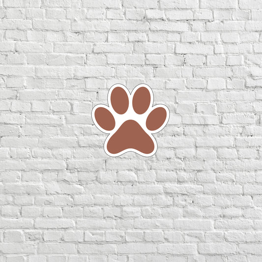 Dog Paw Sticker, Express Yourself with our Unique Vinyl Stickers for Laptops, Tablets, and More!