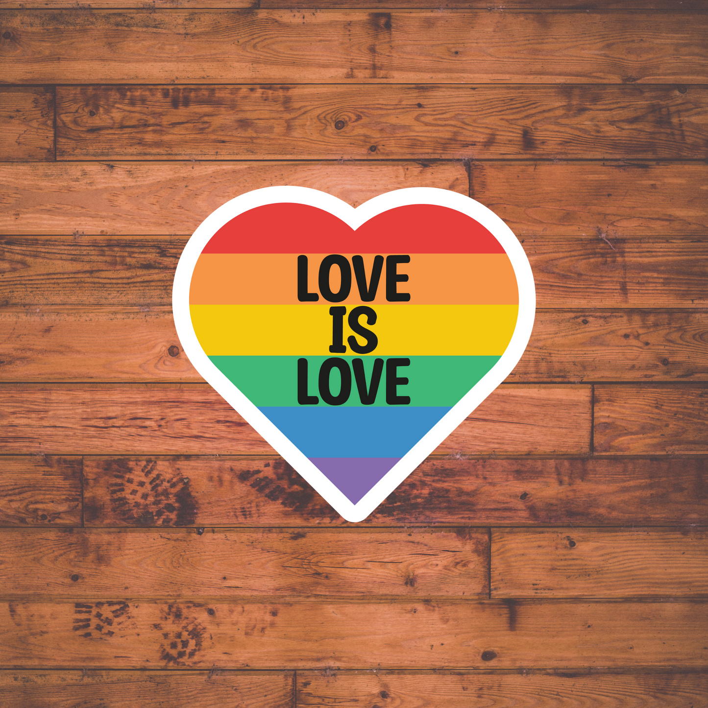 Love is Love Sticker | Vinyl sticker | laptop sticker | Pride Sticker