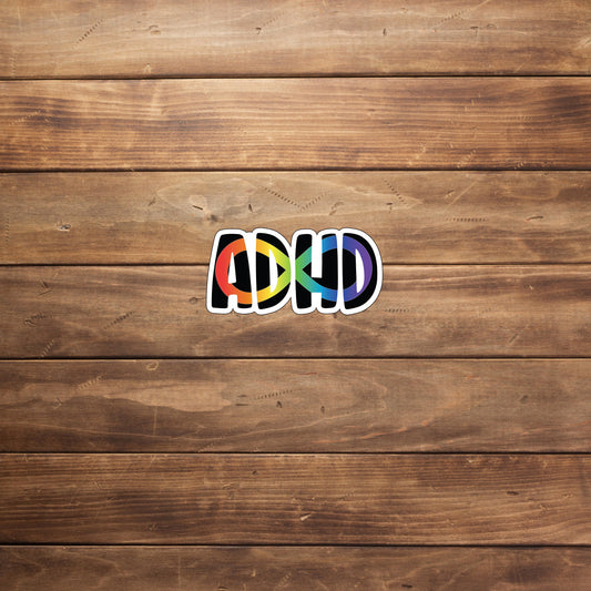 ADHD Infinity  Sticker,  Vinyl sticker, laptop sticker, Tablet sticker