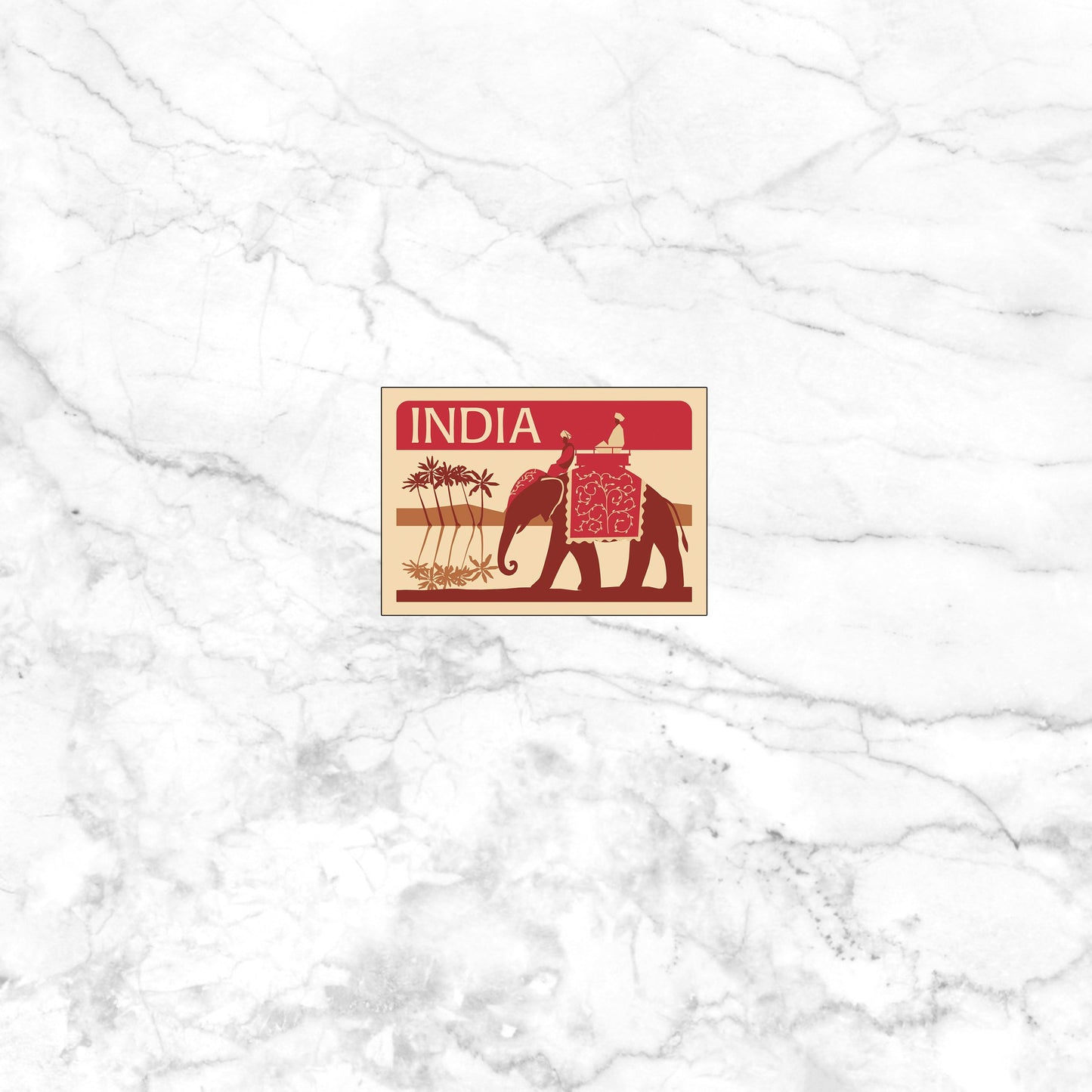 India Travel Stickers