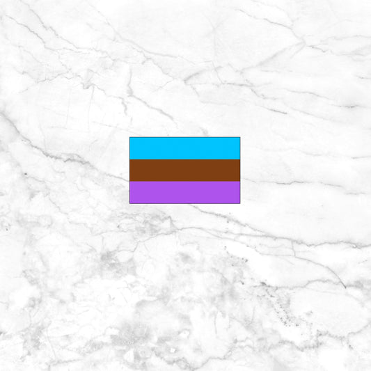 Androsexual  Pride Flag Sticker