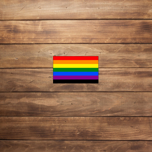 Victory Over Aids Pride Flag Sticker