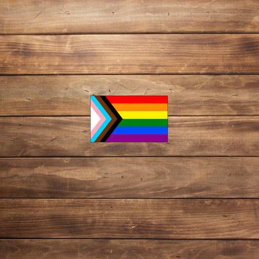 Progress Pride Flag Sticker
