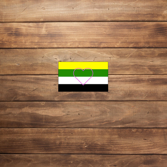 Skoliosexual Pride Flag Sticker