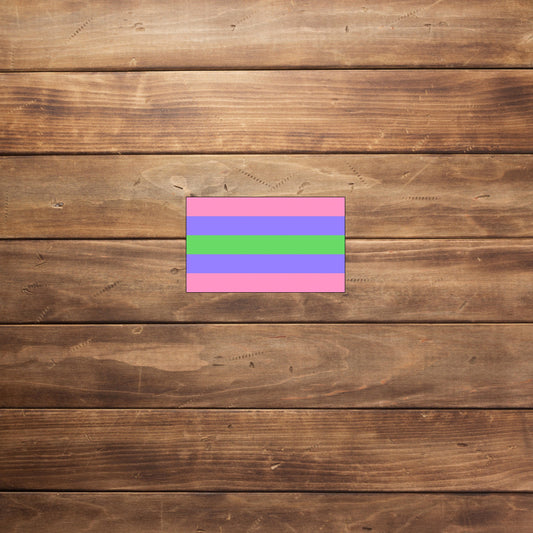 Trigender Pride Flag Sticker