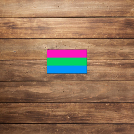 Polysexual Pride Flag Sticker