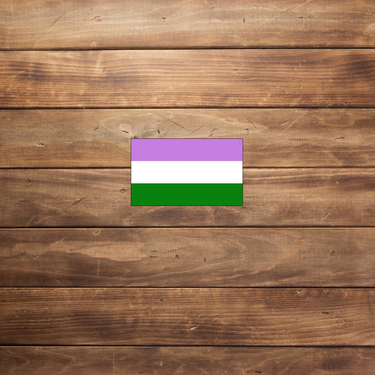 Genderqueer Pride Flag Sticker
