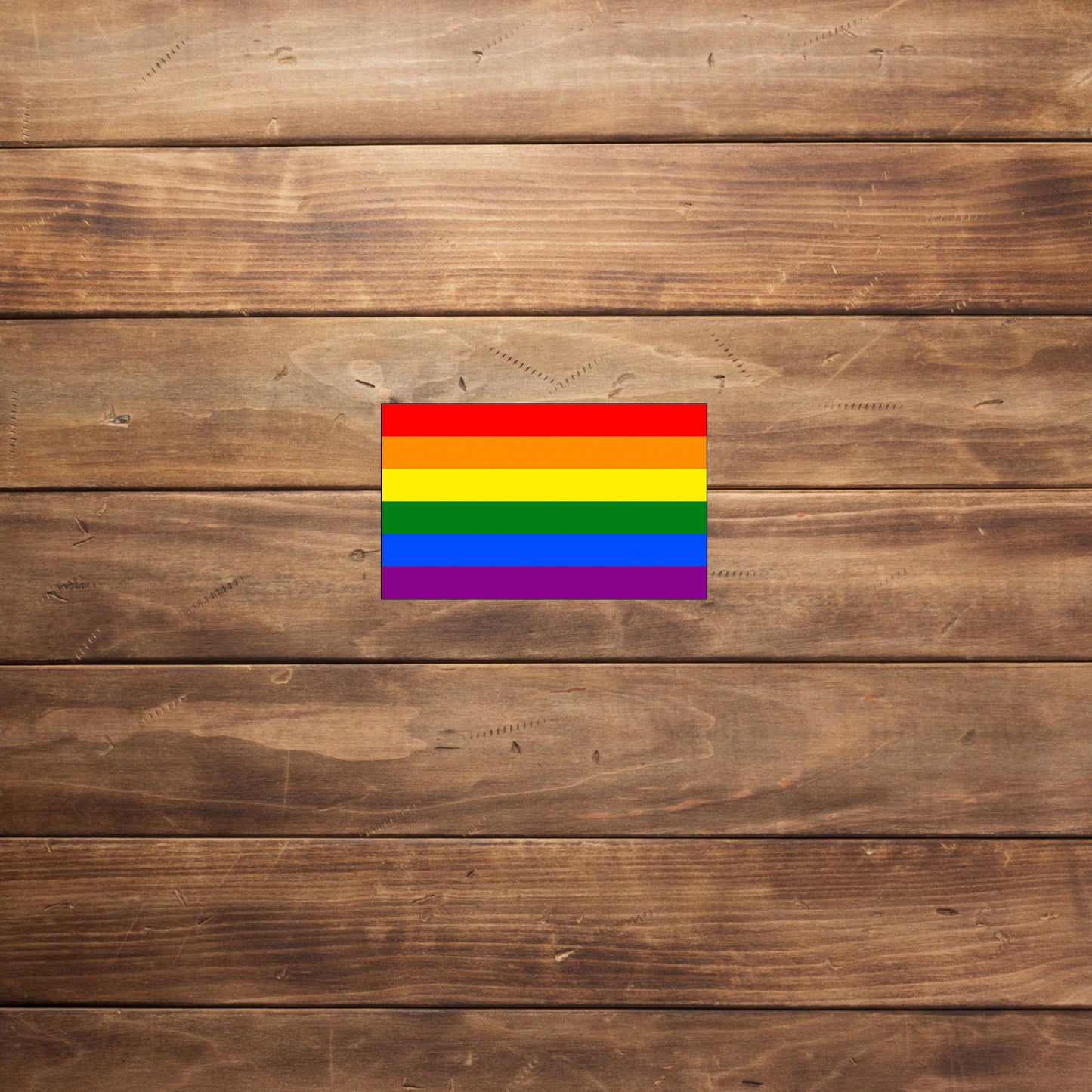 Traditional Pride Flag Sticker