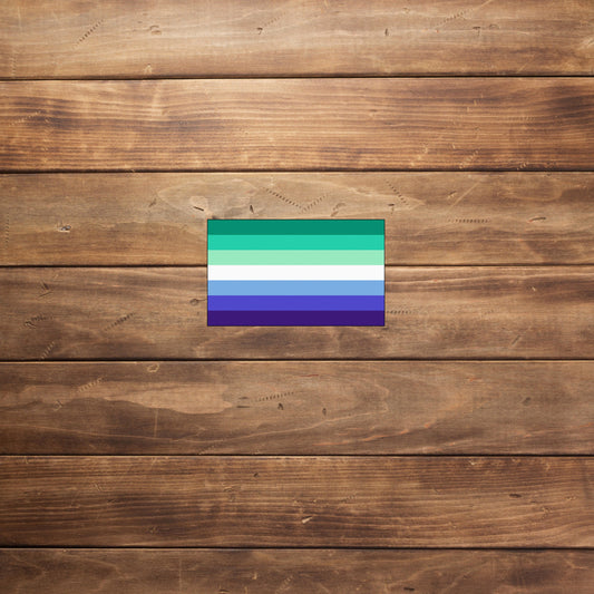 Trans-Inclusive Gay Men's Pride Flag Sticker