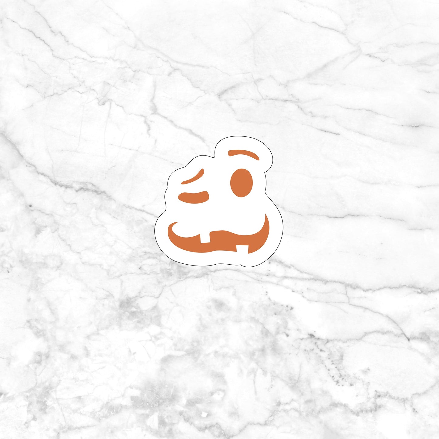 Pumpkin Face0 Sticker