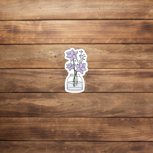 Flower In Jar Sticker ()  Sticker