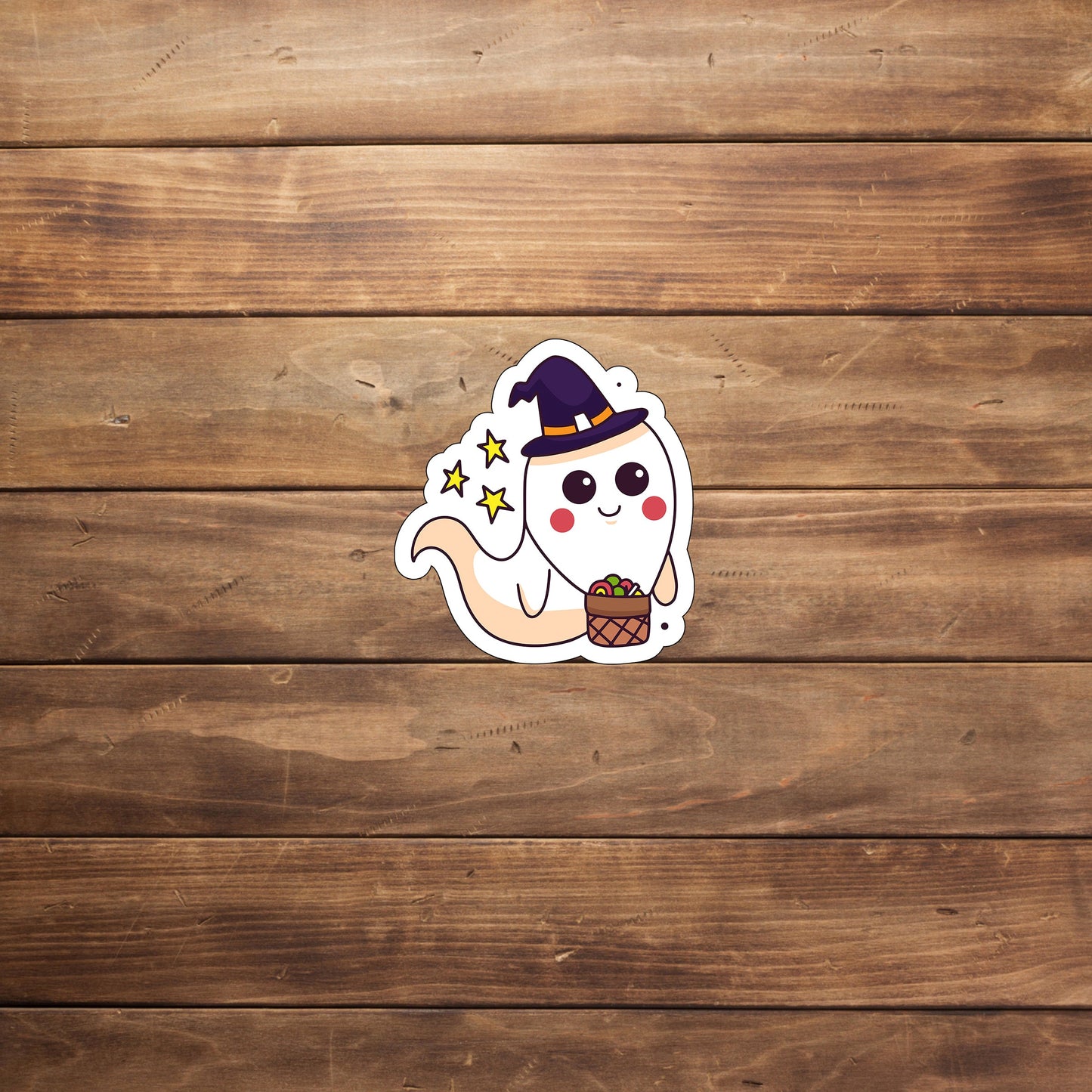 Halloween Stiker,  Ghost Halloween  Illustration