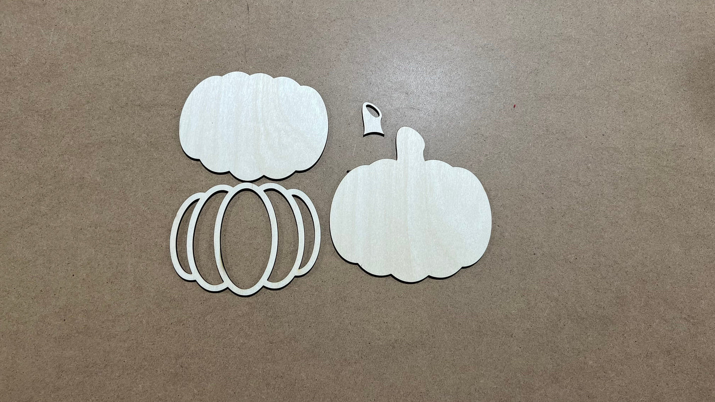 Fall Pumpkin Sign KIT | Laser cut Fall Design KIT  | Multi Layer Fall DIY KIT