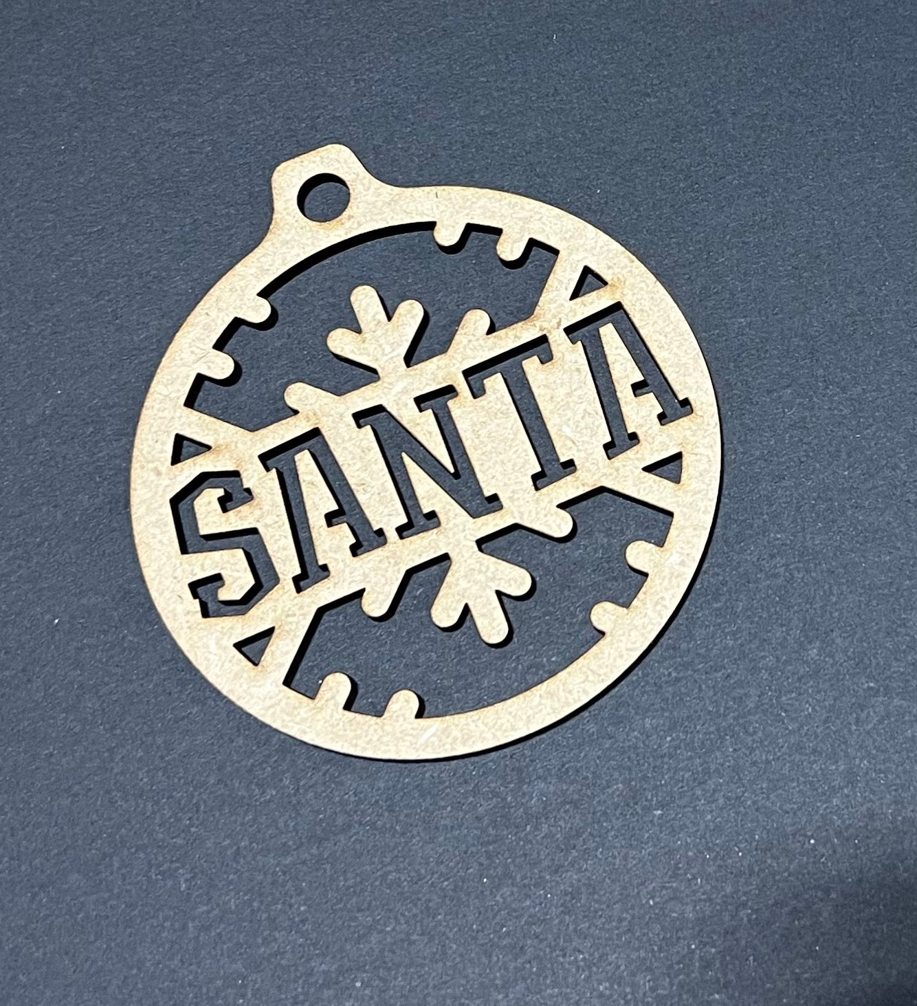 Christmas Words Ornament | Laser Engraved Ornament | Christmas Ornament | XMAS, Peace, Love,Merry, Santa, or Joy Ornament