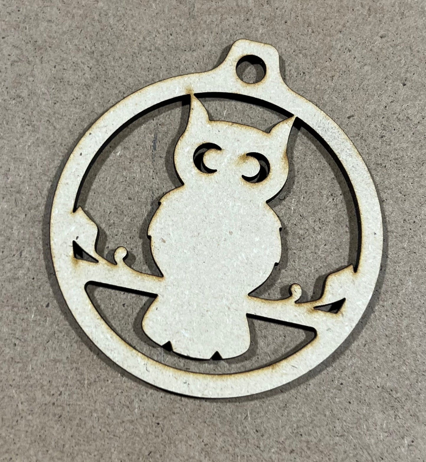 Owl Ornament | Laser Engraved Ornament | Christmas Ornament