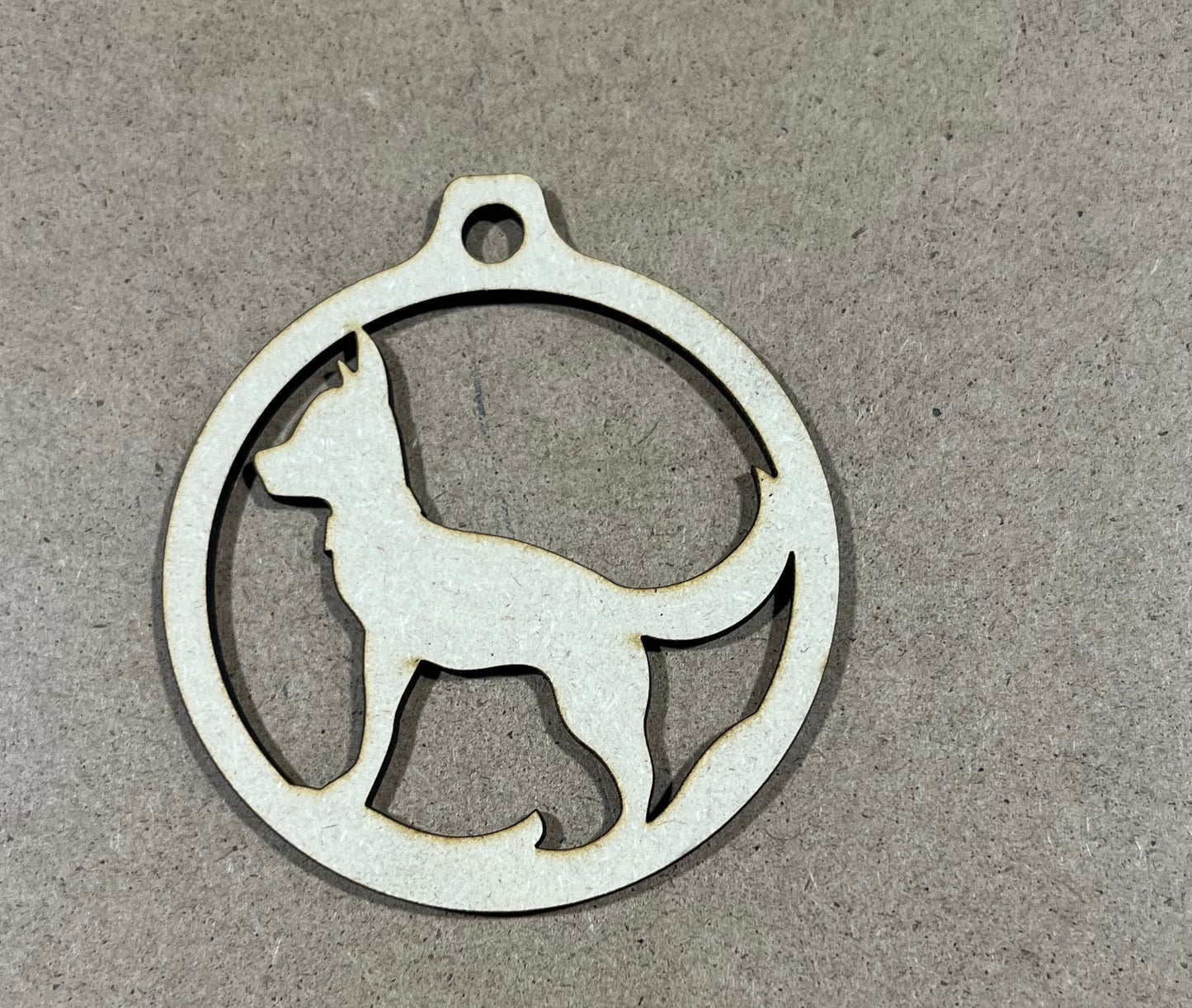 Dog Ornament  | Laser Engraved Ornament | Christmas Ornament