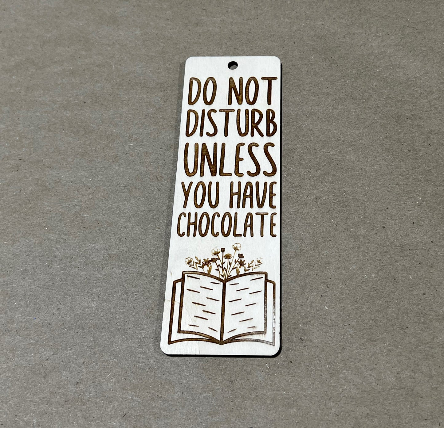 Do Not Disturb unless you have Chocolate Bookmark, Book Mark, Book Lover gift,