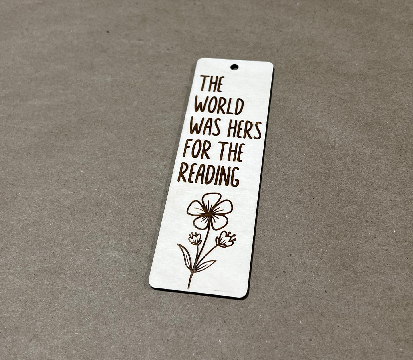 The World was hers for the Reading, Book Mark, Book Lover gift