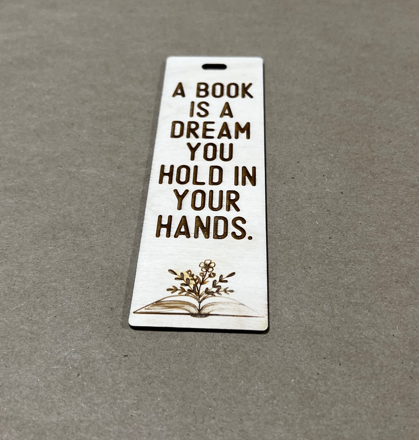 A Book is a Dream Bookmark, Book Mark, Book Lover gift