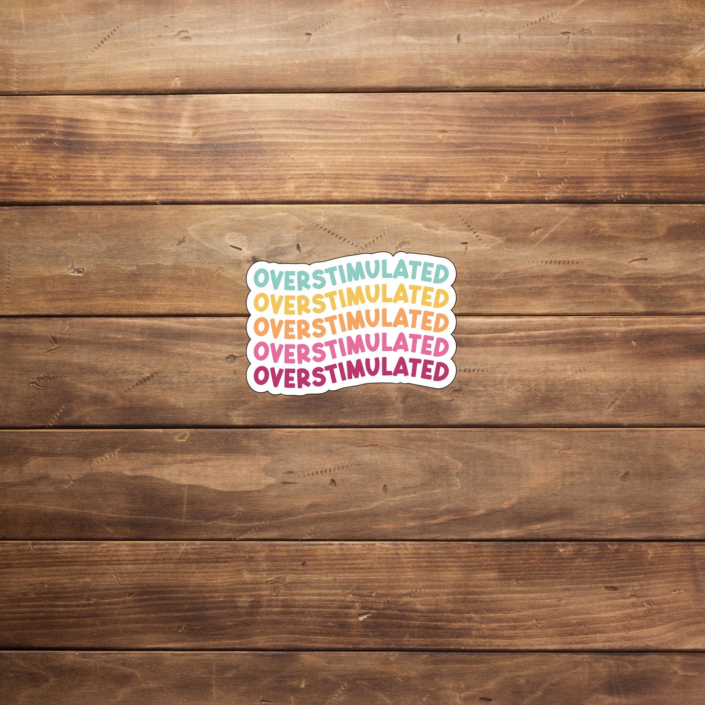 Overstimulated Wave Stickers