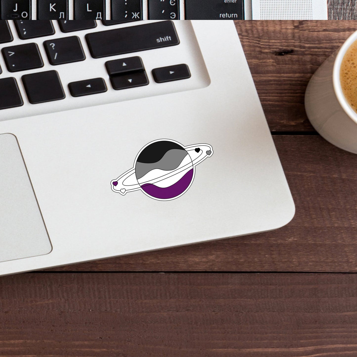 Planet asexual Sticker