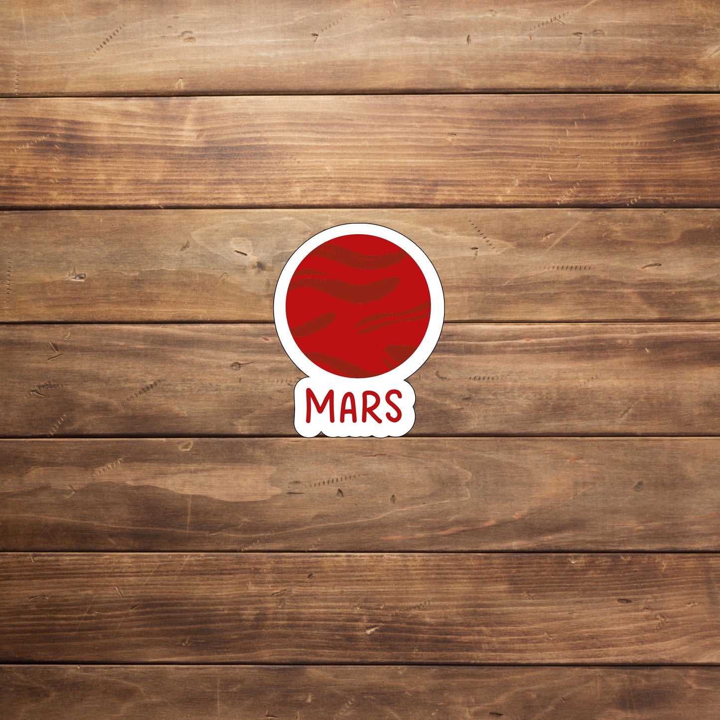 Planet stickers () Stickers, Mars Sticker