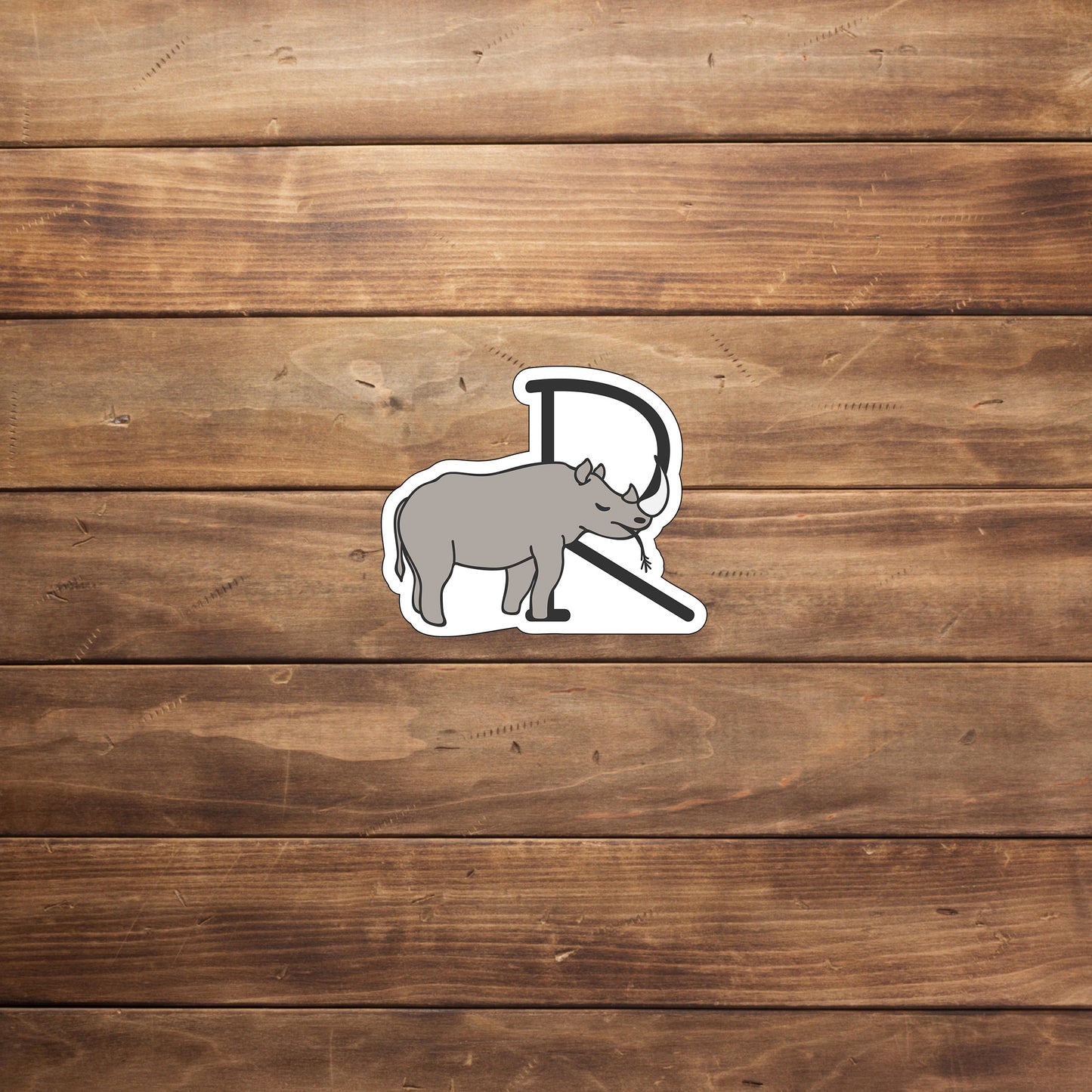 Alphabet Animal Stickers Sticker,  R Sticker