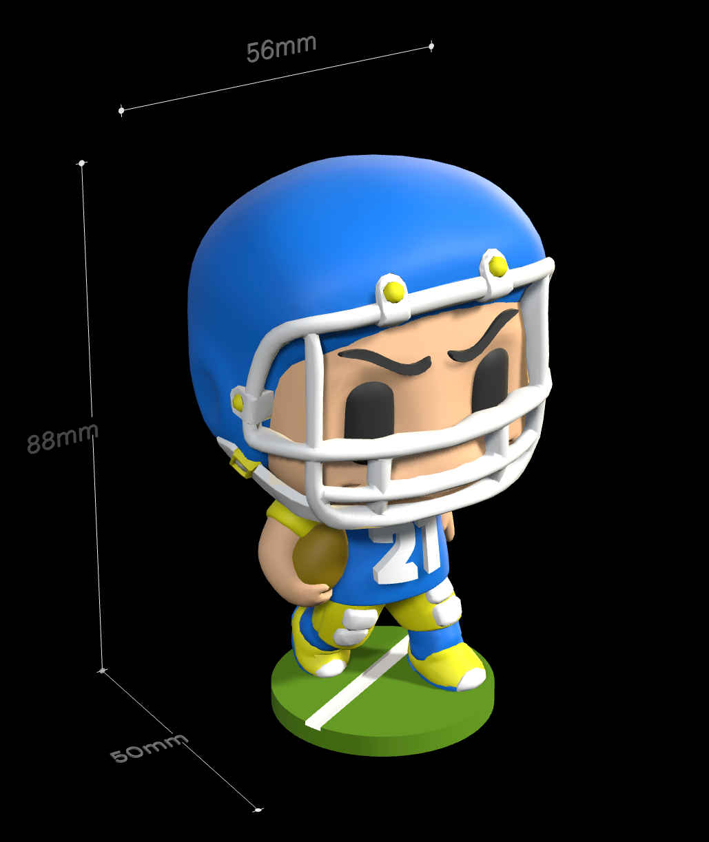 Custom Football Figurine