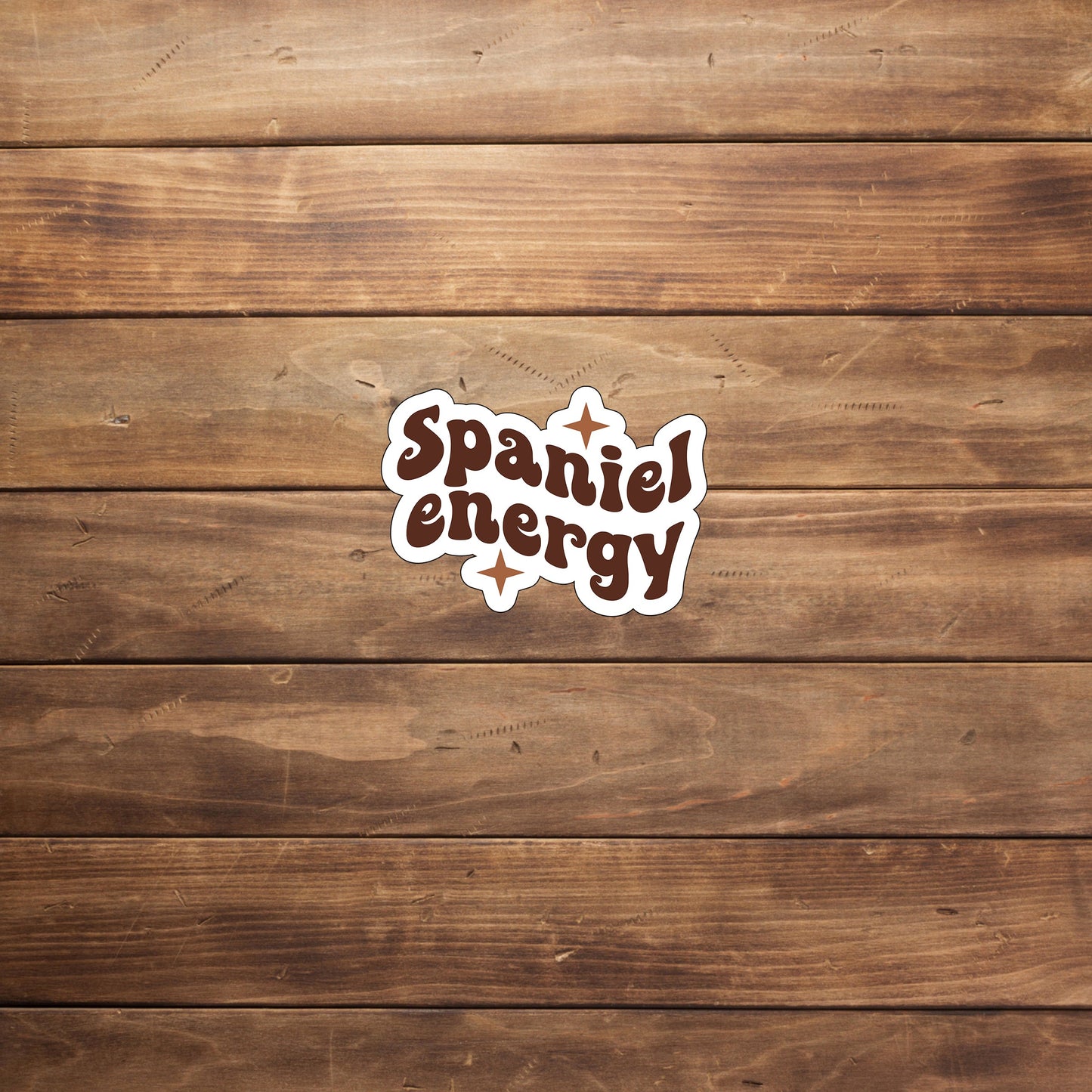 Spaniel energy  Sticker,  Vinyl sticker, laptop sticker, Tablet sticker