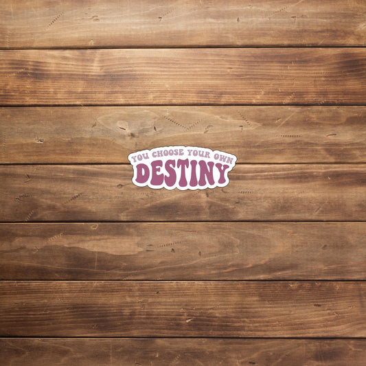 You choose your own destiny  Sticker,  Vinyl sticker, laptop sticker, Tablet sticker