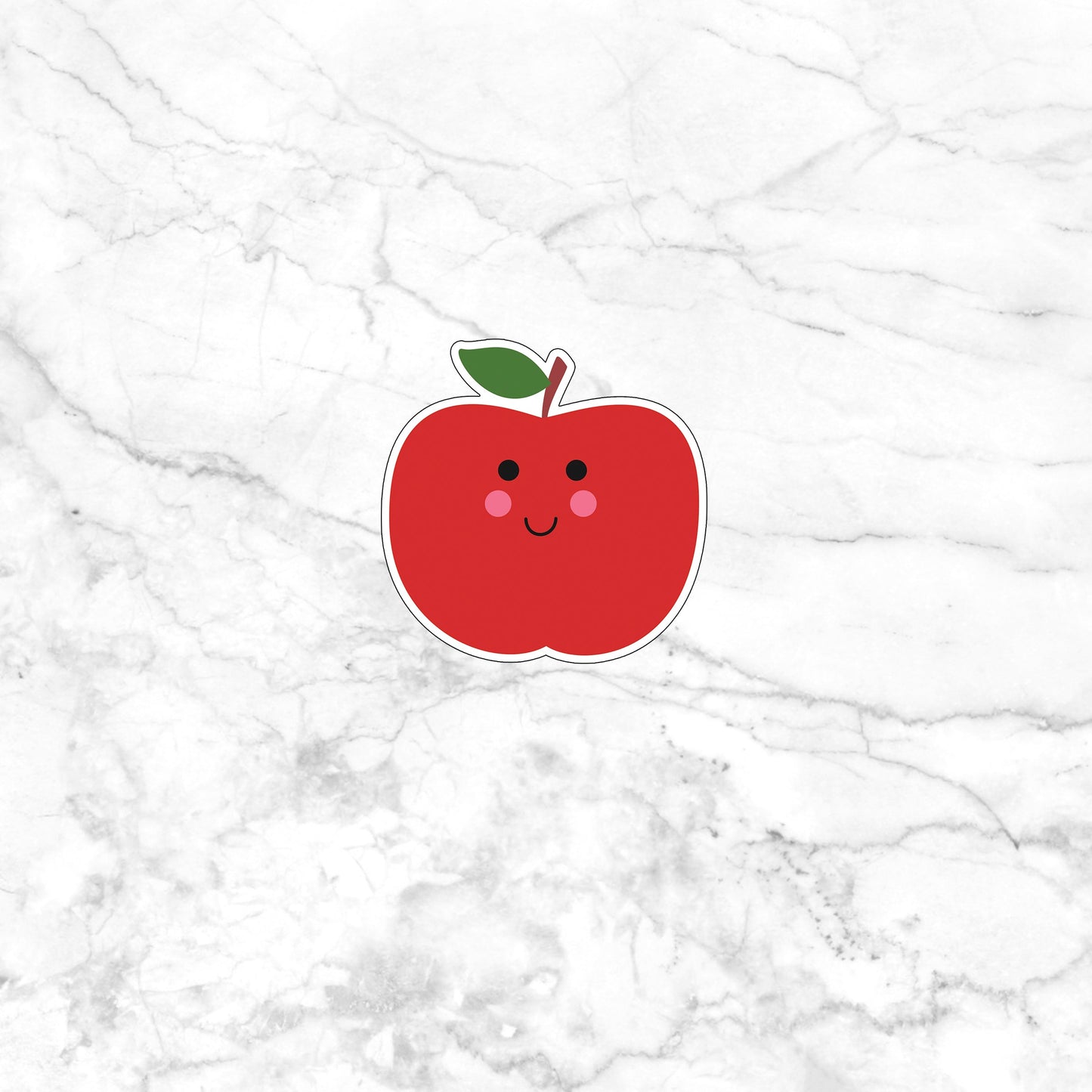 Fruit and Veg Stickers,  apple-sticker