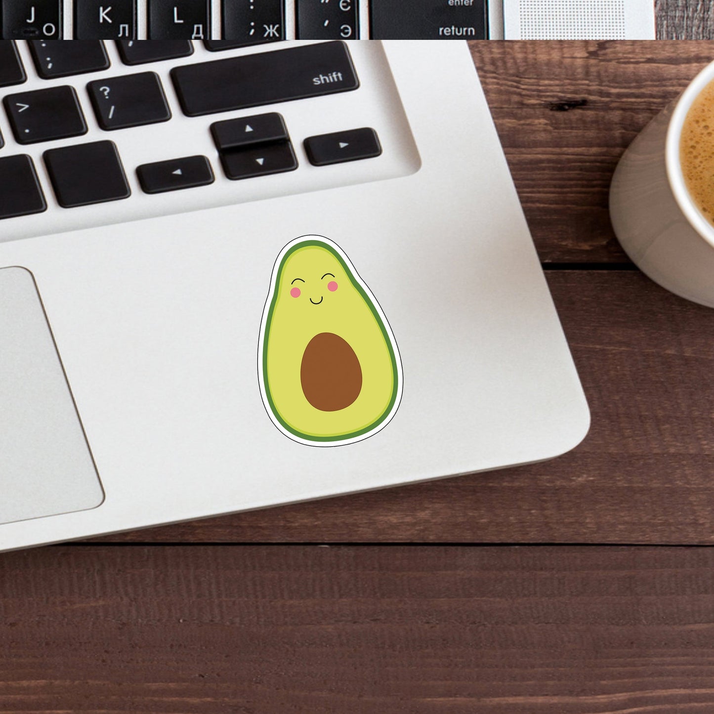 Fruit and Veg Stickers,  avocado-sticker