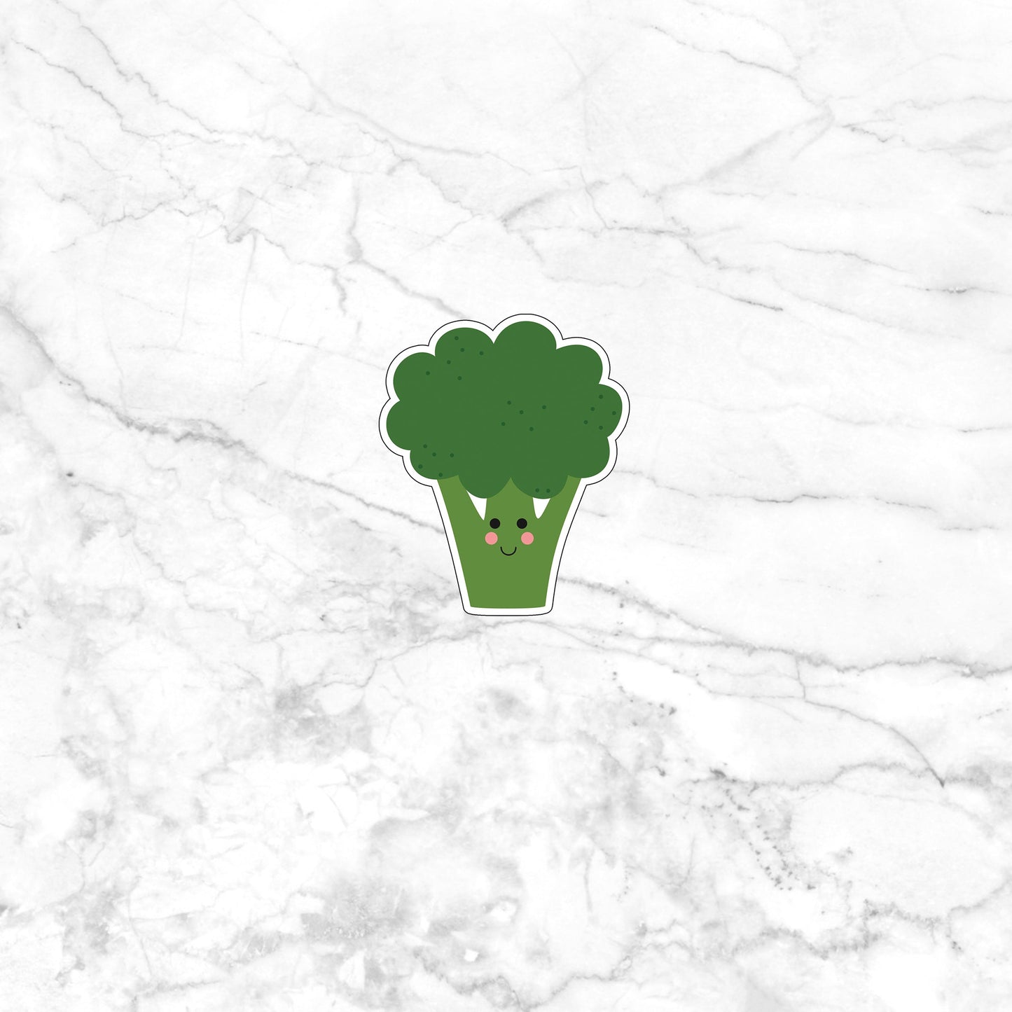 Fruit and Veg Stickers,  broccoli-sticker
